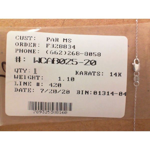 Chain J. Parkerson Jewelers Starkville, MS