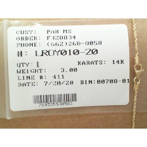 Chain J. Parkerson Jewelers Starkville, MS