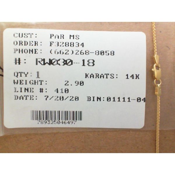 Chain J. Parkerson Jewelers Starkville, MS