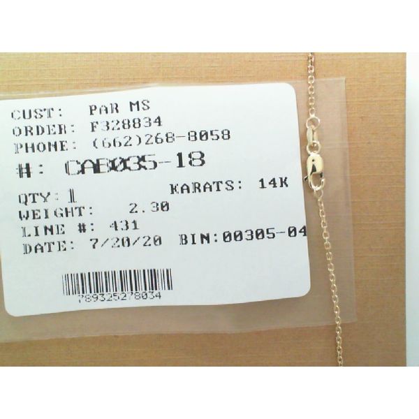 Chain J. Parkerson Jewelers Starkville, MS