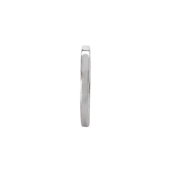 White Gold Milgrain Diamond Band with Milgrain Bead Detail on Sides, 0.10 Carats Total Weight Image 2 J. Schrecker Jewelry Hopkinsville, KY