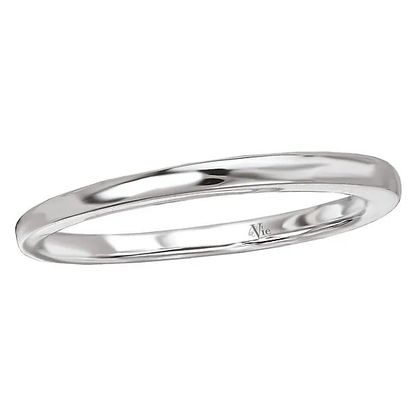 White Gold Plain Wedding Band J. Schrecker Jewelry Hopkinsville, KY