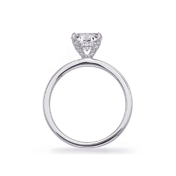 White Gold Engagement Ring Mounting J. Schrecker Jewelry Hopkinsville, KY
