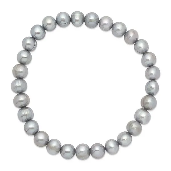 Dove Gray Pearl Stretch Bracelet with 6-7 Millimeter Freshwater Pearls J. Schrecker Jewelry Hopkinsville, KY