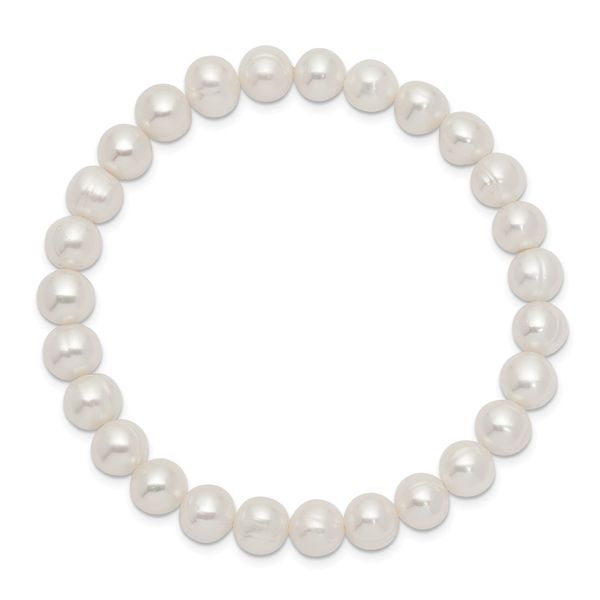 6-7 Millimeter White Freshwater Pearl Stretch Bracelet J. Schrecker Jewelry Hopkinsville, KY