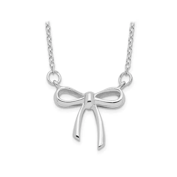Sterling Silver Bow Necklace J. Schrecker Jewelry Hopkinsville, KY