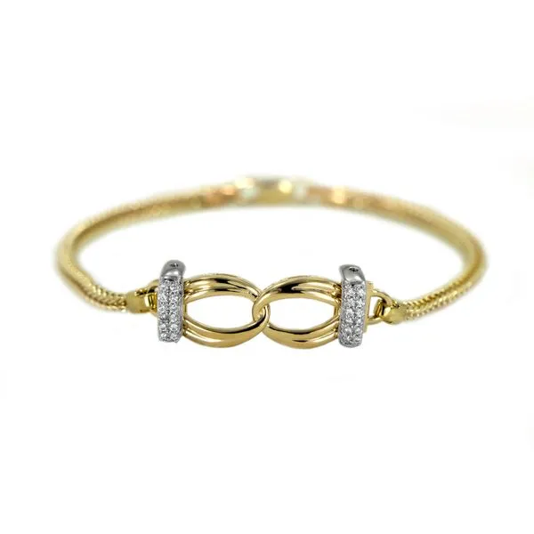 Jabel Add-A-Section Diamond Starter Bracelet in Yellow Gold J. Schrecker Jewelry Hopkinsville, KY