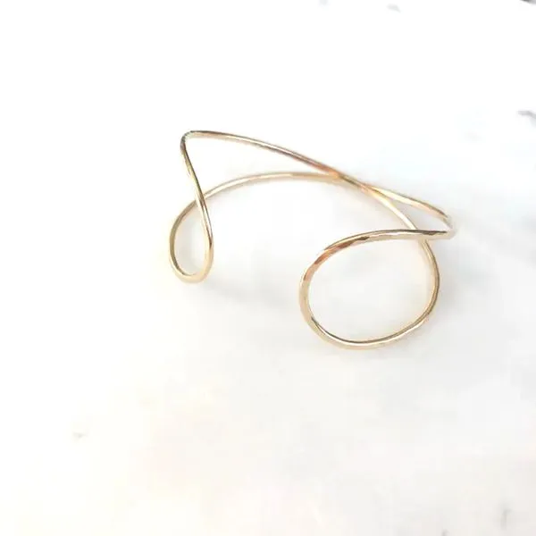 Gold Filled Infinity Cuff Bracelet J. Schrecker Jewelry Hopkinsville, KY