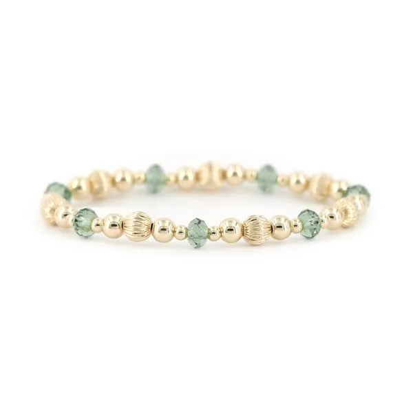 Melodia Crescendo Crystal Mineral Green Bracelet J. Schrecker Jewelry Hopkinsville, KY