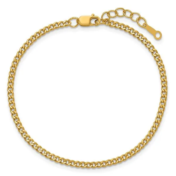 Yellow Gold Filled 2.3 Millimeter Curb Link Bracelet J. Schrecker Jewelry Hopkinsville, KY