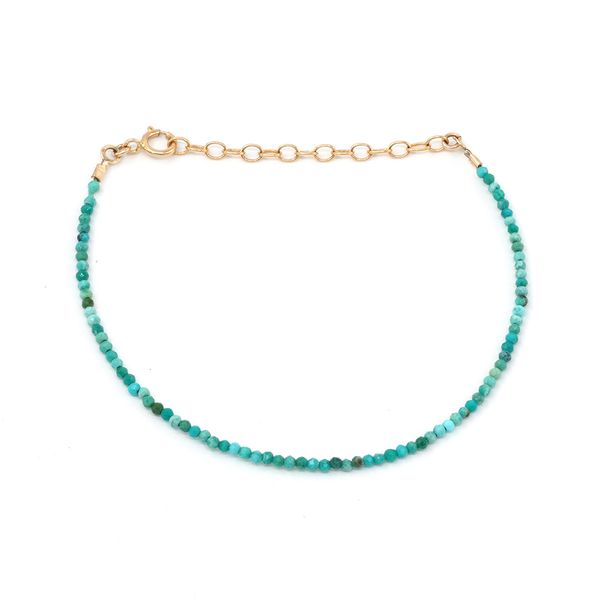 Faceted Turquoise Bead Bracelet J. Schrecker Jewelry Hopkinsville, KY