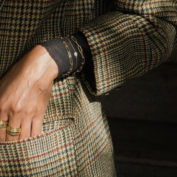 Adjustable Yellow Gold Filled White Freshwater Pearl Bracelet Image 2 J. Schrecker Jewelry Hopkinsville, KY