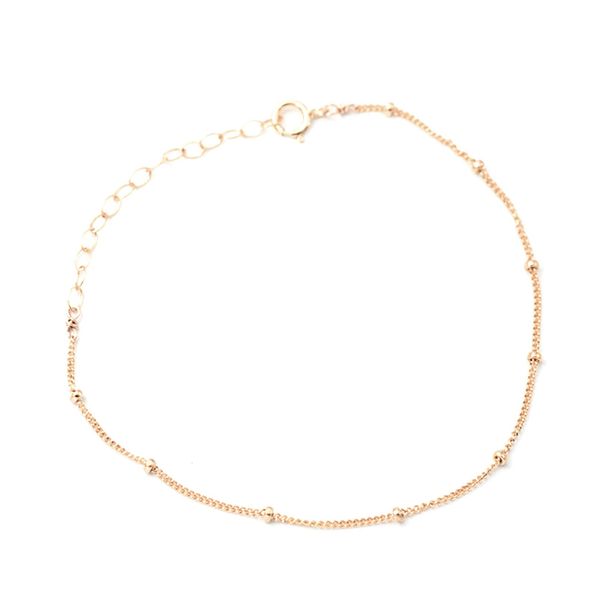 Yellow Gold Filled Adjustable Dotted Chain Bracelet J. Schrecker Jewelry Hopkinsville, KY