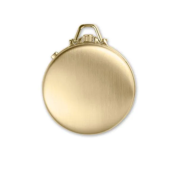 Yellow Pocket Watch with Brushed Finish Case J. Schrecker Jewelry Hopkinsville, KY