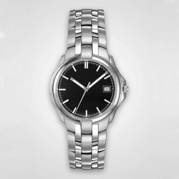Man's Stainless Steel Watch witn Black Dial J. Schrecker Jewelry Hopkinsville, KY
