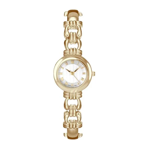 Miriam Watch in Gold with Silver White Dial J. Schrecker Jewelry Hopkinsville, KY