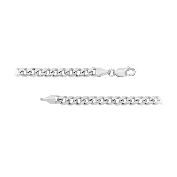 Sterling Silver 4.9 Millimeter Miami Cuban Curb Link Bracelet Image 2 J. Schrecker Jewelry Hopkinsville, KY