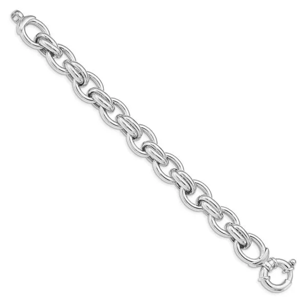 Sterling Silver Fancy Oval Link Bracelet J. Schrecker Jewelry Hopkinsville, KY