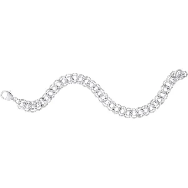 7 Inch Twisted Cable Double Link Classic Charm Bracelet Image 2 J. Schrecker Jewelry Hopkinsville, KY