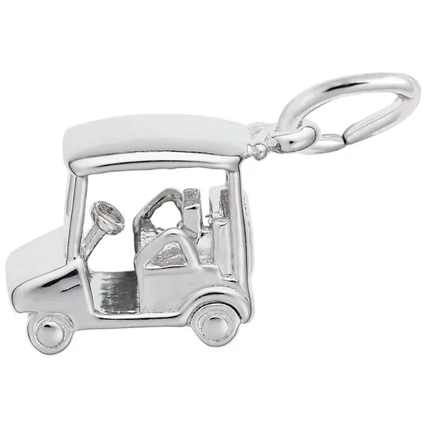 Sterling Silver Golf Cart Charm J. Schrecker Jewelry Hopkinsville, KY