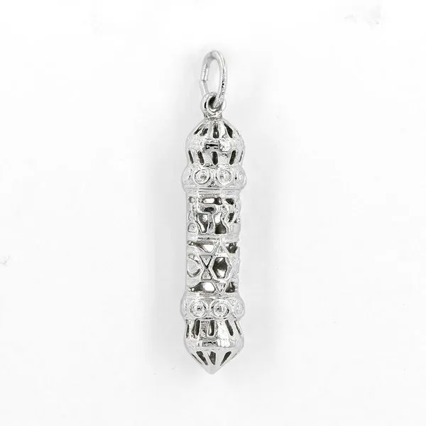 Sterling Silver Mezuzah Charm J. Schrecker Jewelry Hopkinsville, KY
