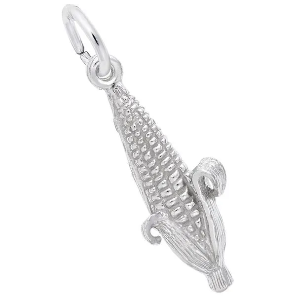 Sterling Silver Ear of Corn Charm J. Schrecker Jewelry Hopkinsville, KY