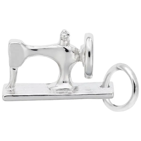 Sterling Silver Sewing Machine Charm J. Schrecker Jewelry Hopkinsville, KY