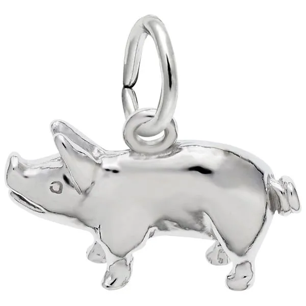 Sterling Silver Petite Pig Charm J. Schrecker Jewelry Hopkinsville, KY