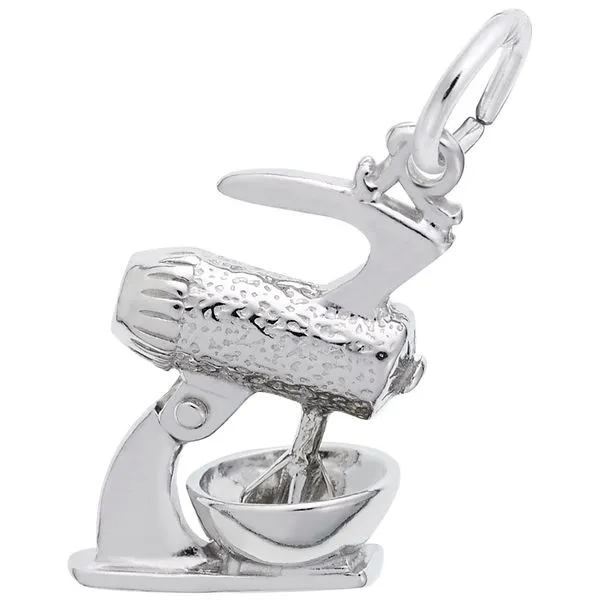 Sterling Silver Stand Mixer Charm Image 2 J. Schrecker Jewelry Hopkinsville, KY