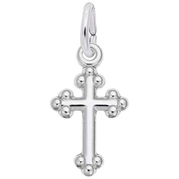 Sterling Silver Petite Cross Charm J. Schrecker Jewelry Hopkinsville, KY