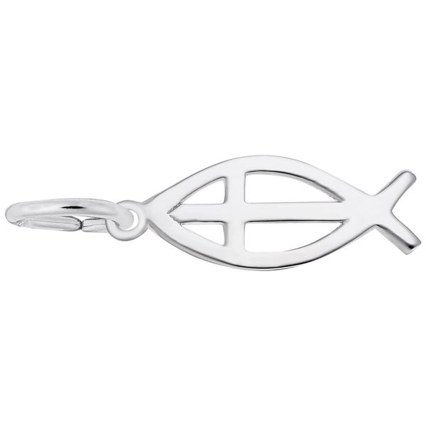 Sterling Silver Ichthus Charm J. Schrecker Jewelry Hopkinsville, KY