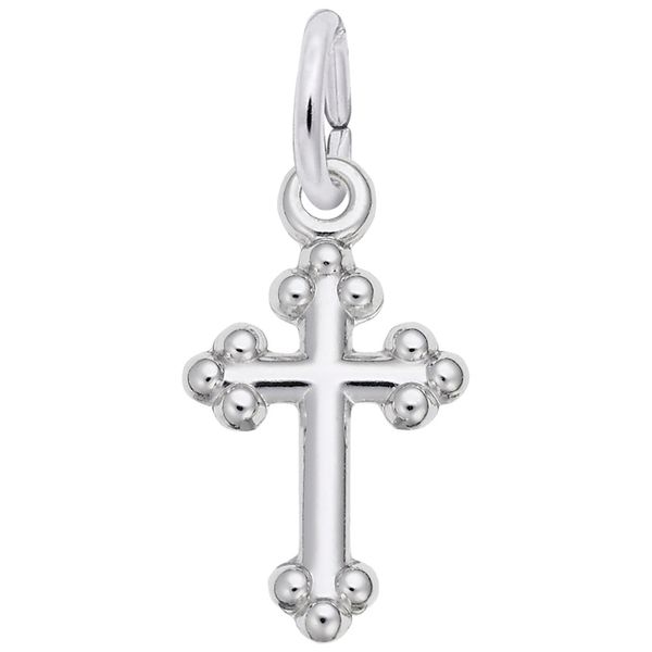 Sterling Silver Petite Cross Charm J. Schrecker Jewelry Hopkinsville, KY