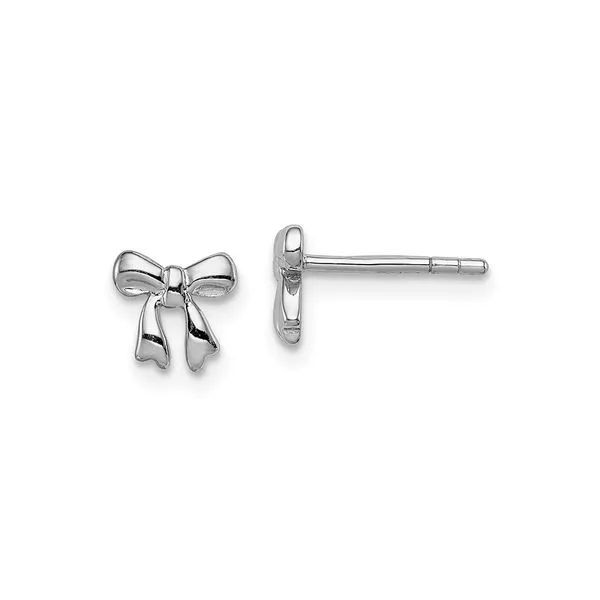 Sterling Silver Bow Earrings J. Schrecker Jewelry Hopkinsville, KY