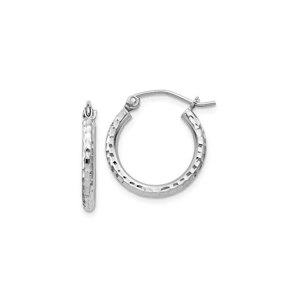 Sterling Silver 2 Millimeter Round Hoop Earrings J. Schrecker Jewelry Hopkinsville, KY