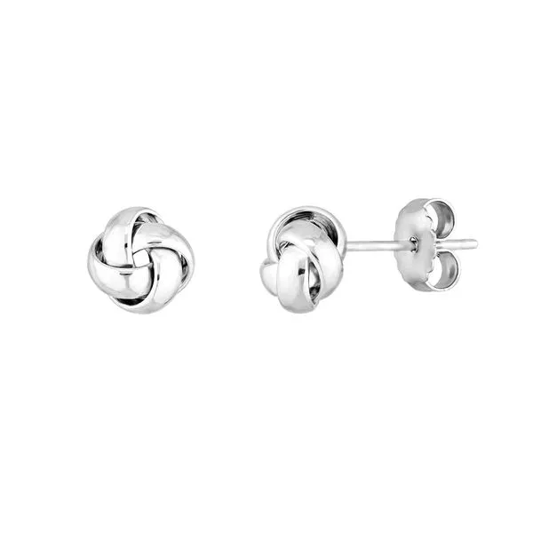 Sterling Silver Love Knot Earrings J. Schrecker Jewelry Hopkinsville, KY