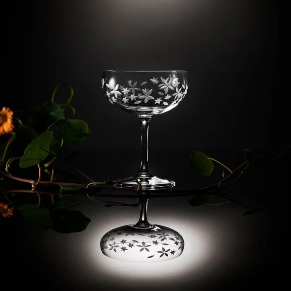 Set of Two Chatham Bloom Coupe Cocktail Glasses Image 2 J. Schrecker Jewelry Hopkinsville, KY