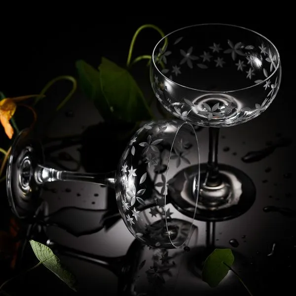 Set of Two Chatham Bloom Coupe Cocktail Glasses Image 4 J. Schrecker Jewelry Hopkinsville, KY