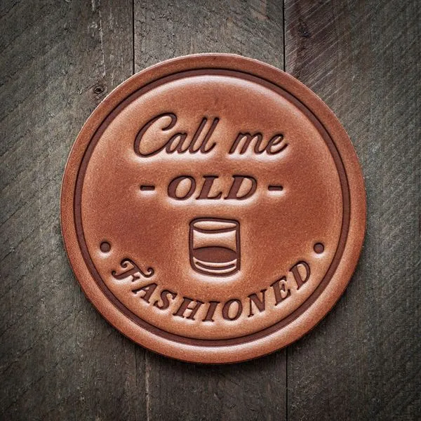 Call Me Old Fashioned Genuine Leather Coaster J. Schrecker Jewelry Hopkinsville, KY