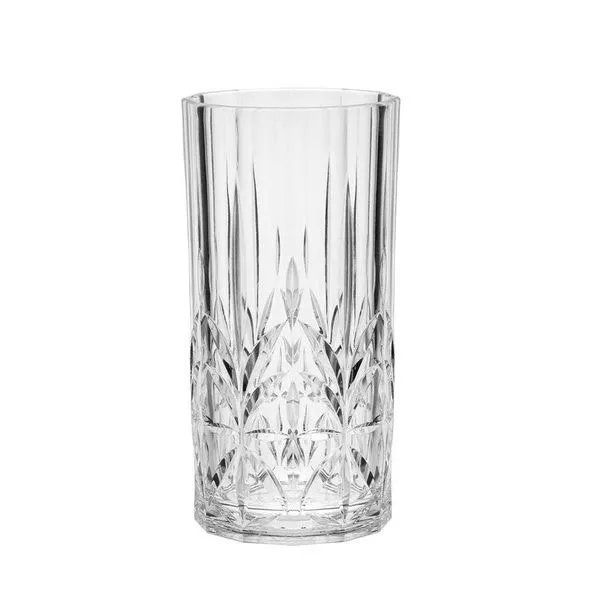 Set of Four Acrylic Royal Cut 19 Ounce Highball Glasses J. Schrecker Jewelry Hopkinsville, KY