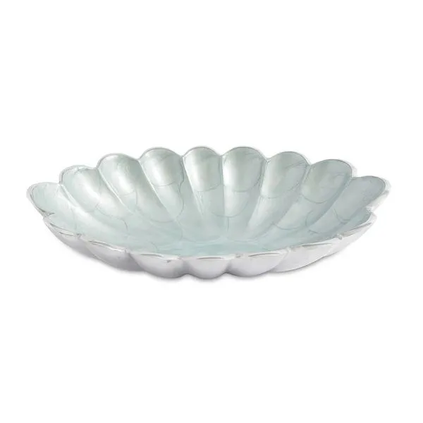 Julia Knight Peony 8 Inch Oval Bowl in Hydrangea J. Schrecker Jewelry Hopkinsville, KY
