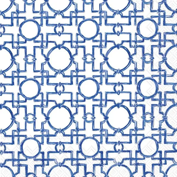 IHR Aiko Blue Cocktail Napkins J. Schrecker Jewelry Hopkinsville, KY