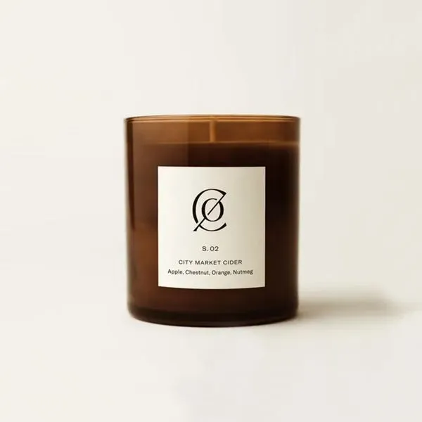No. S-02 City Market Cider Ounce Small Batch Hand Poured Soy Wax Candle by Charleston Candle Company Image 2 J. Schrecker Jewelry Hopkinsville, KY