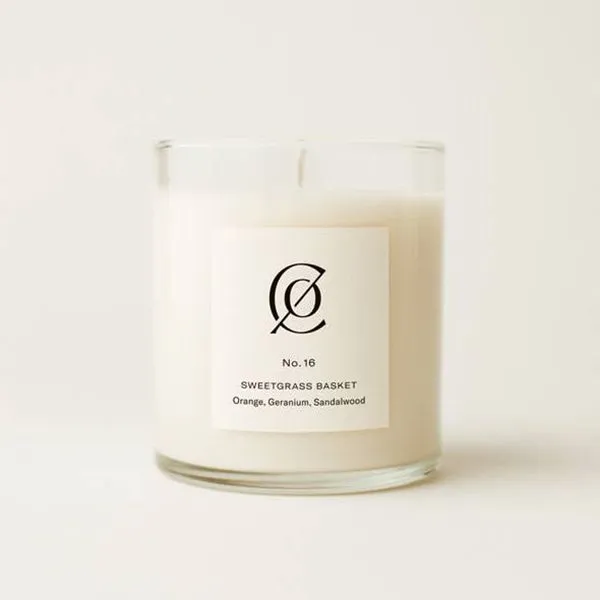 No. 16 Sweetgrass Basket 9 Ounce Small Batch Hand Poured Soy Wax by Candle Charleston Candle Co. J. Schrecker Jewelry Hopkinsville, KY