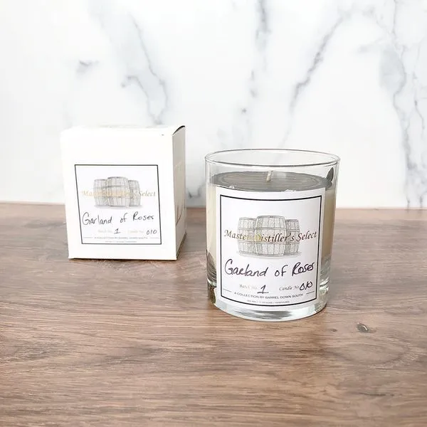 Garland of Roses Hand Poured Soy Wax Candle Image 2 J. Schrecker Jewelry Hopkinsville, KY