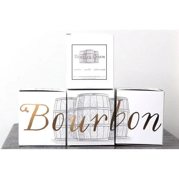 Bourbon Cream Hand Poured Soy Wax Candle Image 2 J. Schrecker Jewelry Hopkinsville, KY