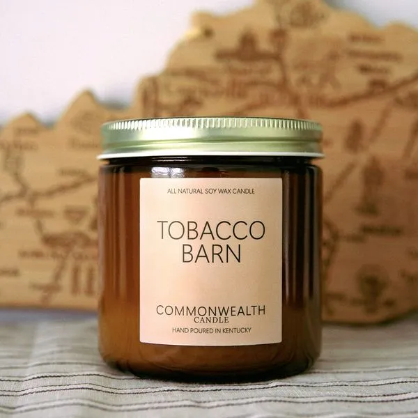 Commonwealth CandleTobacco 8 Ounce Soy Wax Candle J. Schrecker Jewelry Hopkinsville, KY
