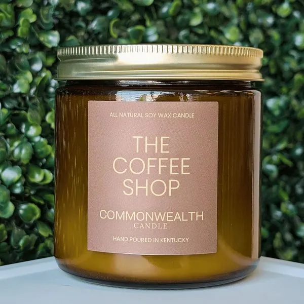 Commonwealth Candle Coffee Shop 8 Ounce Soy Wax Candle J. Schrecker Jewelry Hopkinsville, KY