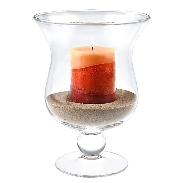 Crystal Hurricane Vase with Pedestal Base Image 2 J. Schrecker Jewelry Hopkinsville, KY
