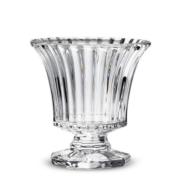 Set of Four Flared Clear Glass Tealight Votive Candle Holders with Pedestal Base J. Schrecker Jewelry Hopkinsville, KY