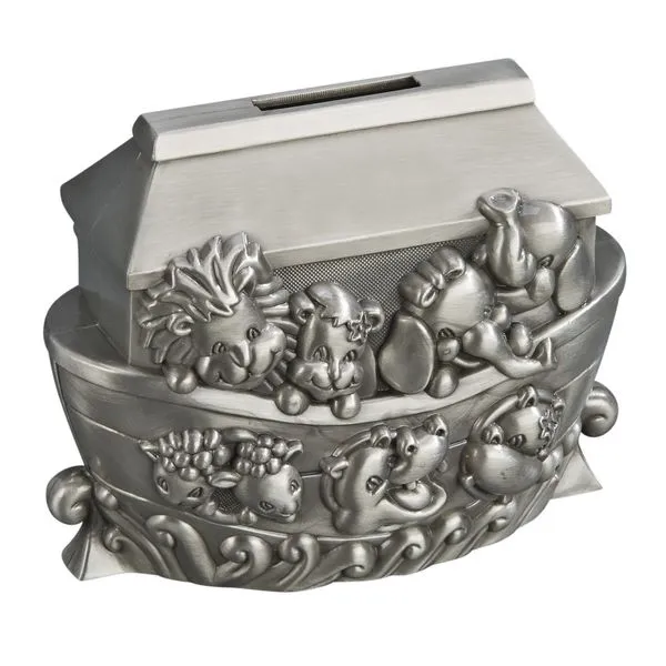 Noah's Ark Bank in Brushed Pewter Finish J. Schrecker Jewelry Hopkinsville, KY